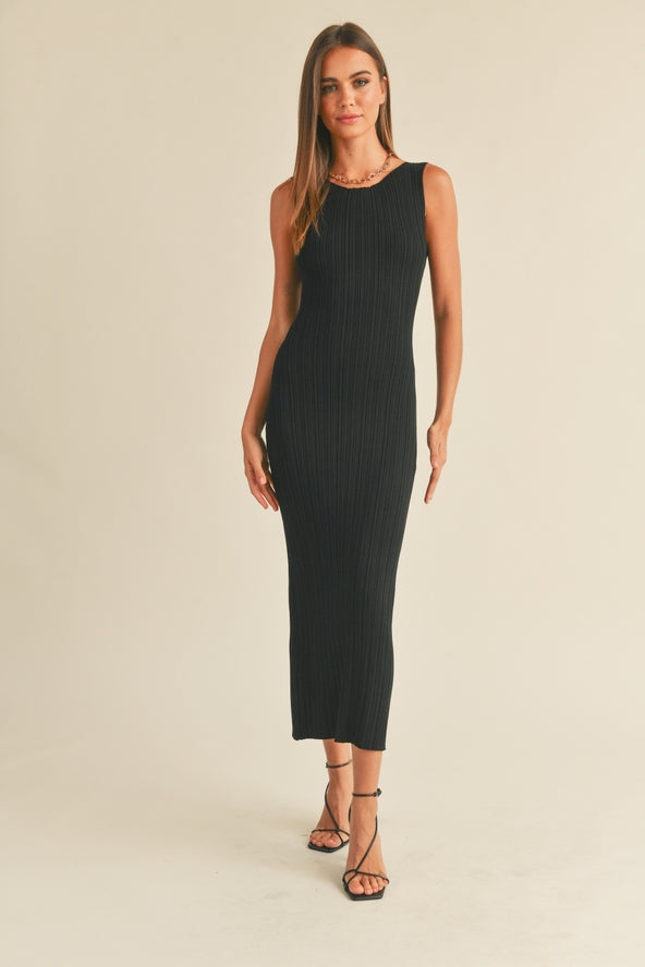 Miou Muse Black Rib Tank Dress – Adorn Boutique MI