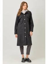 Load image into Gallery viewer, Charcoal Hoodie Jacket
