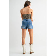 Load image into Gallery viewer, Mica Krista Patch Pocket Button Shorts
