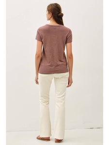 Cocoa Slub Tee