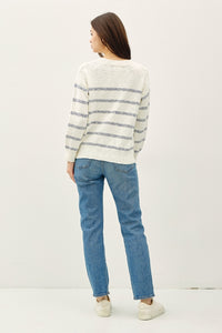 Cream + Denim Cotton Sweater