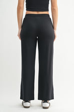 Load image into Gallery viewer, Brushed Black Wide Leg Pants
