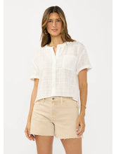 Load image into Gallery viewer, Lovestitch Ivory Cotton Camp Top
