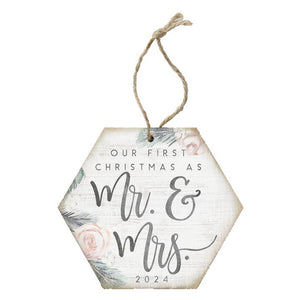 Mr + Mrs Ornament