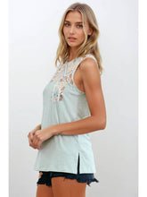 Load image into Gallery viewer, Mint Patchwork Tank
