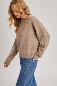 Latte Boatneck Sweater