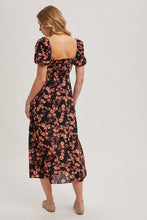 Load image into Gallery viewer, Pink Floral Midi Dress
