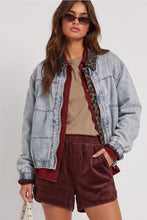 Load image into Gallery viewer, Denim Tiered Washed Jacket
