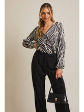 Load image into Gallery viewer, B+W Abstract Bodysuit
