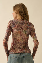 Load image into Gallery viewer, Mesh Floral Snap Top
