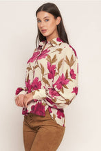 Load image into Gallery viewer, Magenta Floral Top
