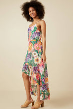 Load image into Gallery viewer, Vivid Floral Asymmetric Dress
