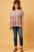 Load image into Gallery viewer, Ditsy Floral Baby Doll Top - Plus
