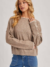 Load image into Gallery viewer, Latte Boatneck Sweater
