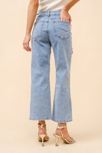 Load image into Gallery viewer, Crystal Front Slit Jeans
