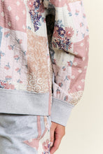 Load image into Gallery viewer, Grey Patchwork Pullover - Plus
