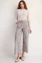 Load image into Gallery viewer, Easel Ivory Leopard Pants
