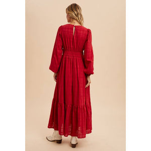 Cherry Lace Maxi