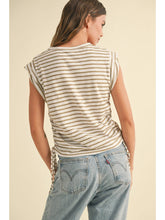 Load image into Gallery viewer, Tan Drawstring Tank

