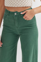Load image into Gallery viewer, Green Wide Leg Pants

