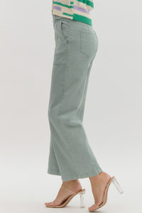 Seafoam Wide Leg Pants