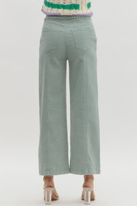 Seafoam Wide Leg Pants