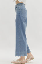 Load image into Gallery viewer, Denim Eyelet Pants
