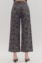 Load image into Gallery viewer, Charcoal Floral Pants

