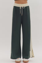 Load image into Gallery viewer, Dark Green Panel Pants
