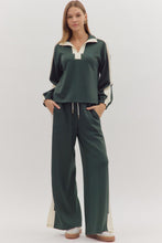 Load image into Gallery viewer, Dark Green Panel Pants
