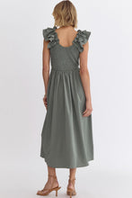 Load image into Gallery viewer, Artichoke Ruffled Smocked Dress
