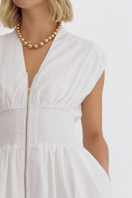 Load image into Gallery viewer, Ivory Zip Dress
