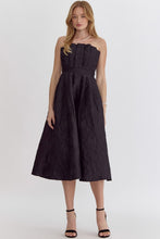 Load image into Gallery viewer, Black Pleated Dress
