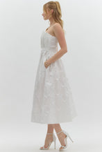 Load image into Gallery viewer, Ivory Pleated Strapless Dress
