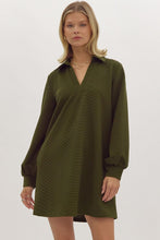 Load image into Gallery viewer, Olive L/S Collared Dress
