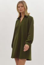 Load image into Gallery viewer, Olive L/S Collared Dress
