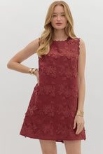 Load image into Gallery viewer, Wine Lace Tank Dress
