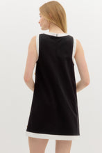 Load image into Gallery viewer, Black Button Trim Tank Dress
