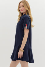 Load image into Gallery viewer, Navy Polo Dress
