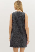 Load image into Gallery viewer, Charcoal Leopard Dress
