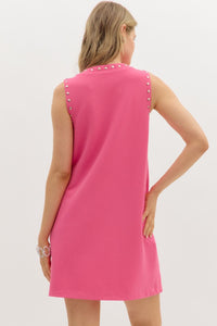 Hot Pink Studded Top