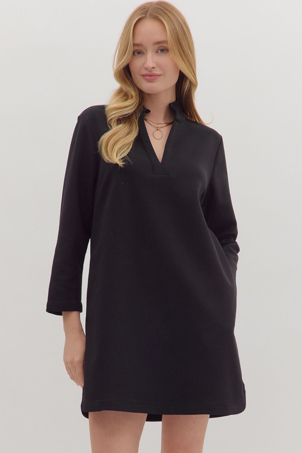 Black Shift Dress Adorn Boutique MI Black Shift Dress Adorn Boutique MI