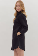 Load image into Gallery viewer, Black Shift Dress
