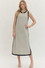 Load image into Gallery viewer, Entro +W Stripe Midi Tank Dress
