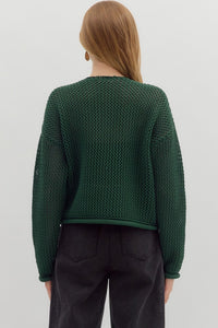 Hunter Open Knit Cardi