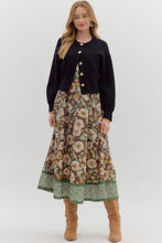 Load image into Gallery viewer, Black Gold Button Cardigan
