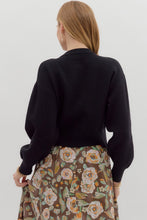 Load image into Gallery viewer, Black Gold Button Cardigan
