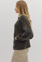 Load image into Gallery viewer, Olive Gold Button Cardigan
