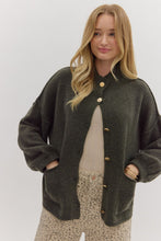 Load image into Gallery viewer, Olive Gold Button Cardigan
