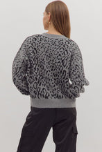 Load image into Gallery viewer, Grey Leopard Cardigan
